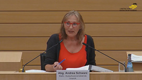 Andrea Schwarz, stellv. Vorsitzende des Innenausschusses