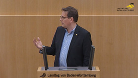 Erik Schweickert am Rednerpult