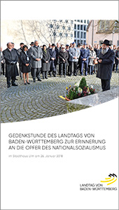 Gedenkstunde des Landtags von Baden-Württemberg zur Erinnerung an die Opfer des Nationalsozialismus im Stadthaus Ulm am 26. Januar 2018
