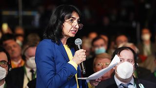 Landtagspräsidentin Aras spricht beim Ausschuss der Regionen