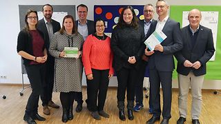 Gruppenbild mit Vizepräsident Daniel Born