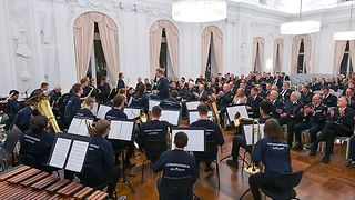 Musikalische Umrahmung vom Jugendmusikzug Wangen
