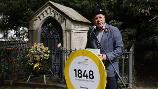 Heinz Siebold am Rednerpult