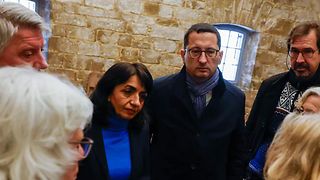 Landtagspräsidentin Muhterem Aras und Bürgermeister der Stadt Ulm Martin Bendel 