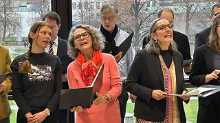 Der Landtagschor singt