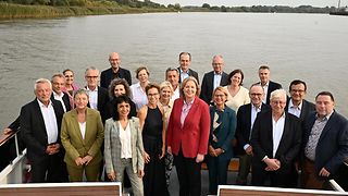 Bootsfahrt auf der Elbe