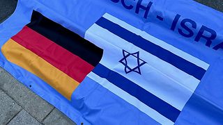 Flagge Deutschland und Israel