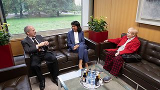 Donald Isler, Präsidentin Aras und Charlotte Isler