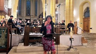 Landtagspräsidentin Aras spricht in der Stiftskirche in Herrenberg 