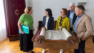 Der Besuch des Jüdischen Museum Gailingen im ehemaligen jüdischen Schulhaus ist ebenfalls Teil der Gedenkstättenreise.