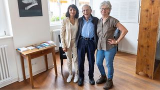 Landtagspräsidentin Aras in der Jacob-Picard-Gedenkstätte in Öhningen-Wangen.