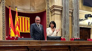 Aras und Präsident Josep Rull Andreu