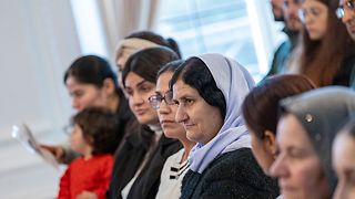 Zuschauerin im Publikum