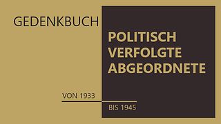 Titelgrafik des Gedenkbuches mit goldenem Hintergrund