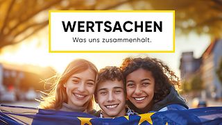 Titelgrafik mit den Gesichtern von drei Jugendlichen