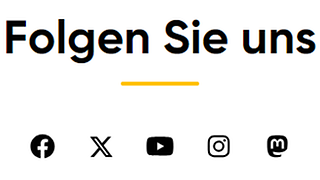 Abbildung der Social-Media-Icons