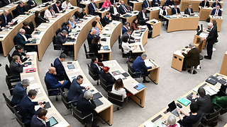 Debatte im Plenarsaal