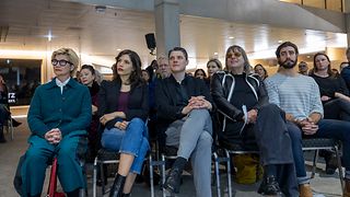 Blick auf die Schauspieler der Soko