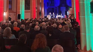 Gäste bei der Geburtstagsfeier von Landesbischöfin Prof. Dr. Heike Springhart