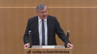 Hans-Ulrich Rülke am Redepult