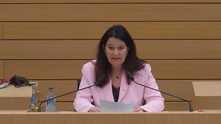 Katrin Steinhülb-Joos im Plenarsaal