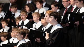 Chorknaben singen 
