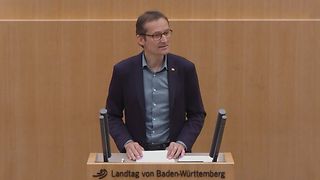 Hermann Katzenstein am Redepult