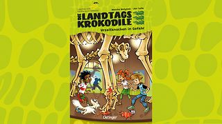 Cover des Kinderbuches: Die Landtagskrokodile