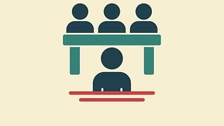 Grafik mit vier stilisierten Figuren