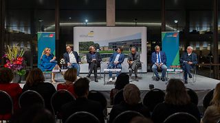 Diskussionsrunde mit Vertretern der Landtagsfraktionen