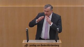 Hans-Ulrich Rülke am Redepult
