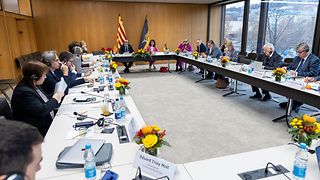 Austausch im Konferenzsaal