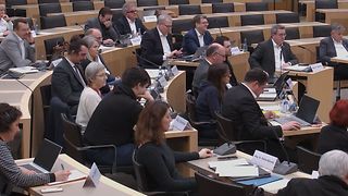 Blick in den Plenarsaal