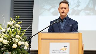 Dr. Boris Weinrich bei seinem Fachvortrag