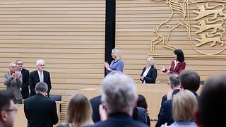 Standing Ovation für Ministerpräsident Winfried Kretschmann