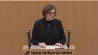 Silke Gericke am Redepult