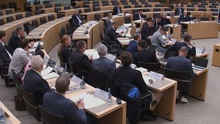 Blick in den Plenarsaal