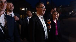 Cem Özdemir auf dem Weg in den Landtag