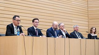 Landespressekonferenz mit den Spitzenkandidaten