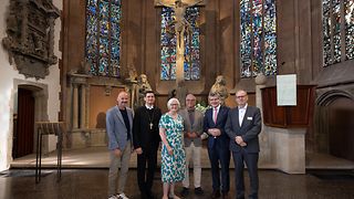 Gruppenbild nach dem Gottesdienst
