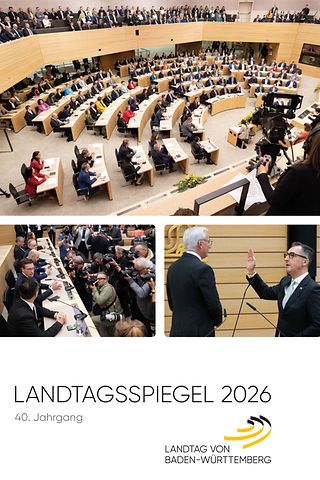 Titelblatt des Landtagsspiegels 2026