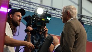 Landtagspräsident Thomas Strobl beim Interview