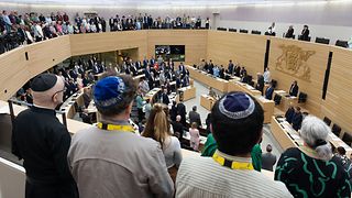 Gedenken im Plenum