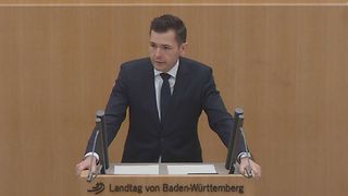 Tobias Vogt am Redepult