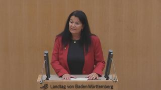 Katrin Steinhülb-Joos am Redepult