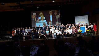Gruppenbild mit Preisträgern