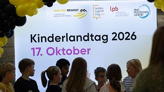 Displaywand Kinderlandtag 2026