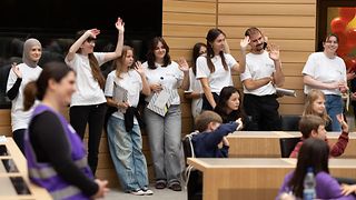 Teammitglieder des Kinderlandtags 2026