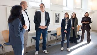 Gesprächsrunde in der ehemaligen Synagoge