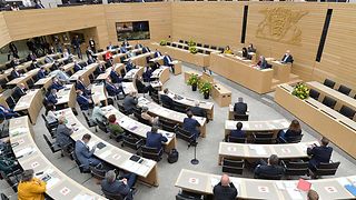 Blick in den Plenarsaal